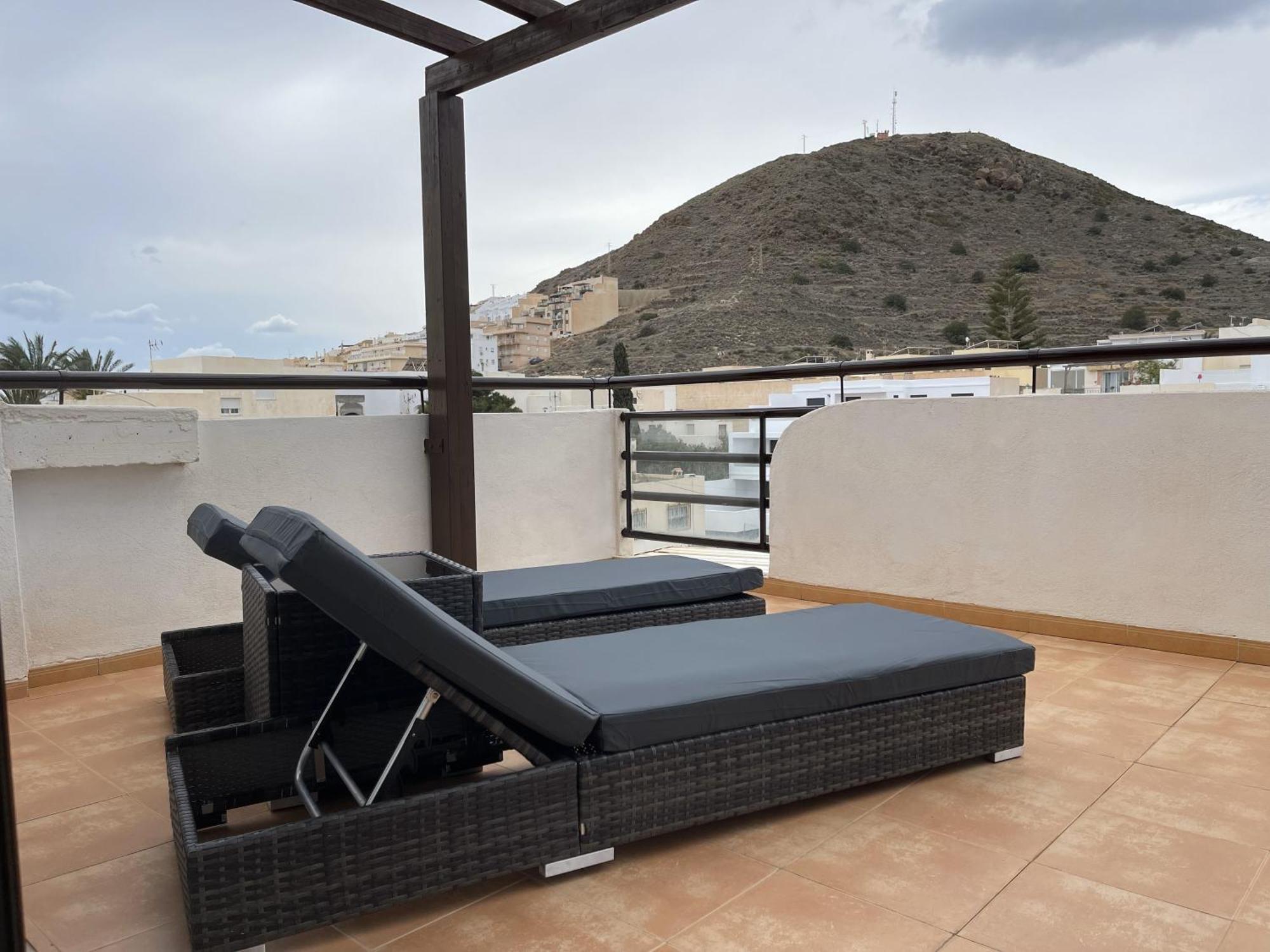 Atico Carboneras Con Fantastica Terraza Apartment Bagian luar foto