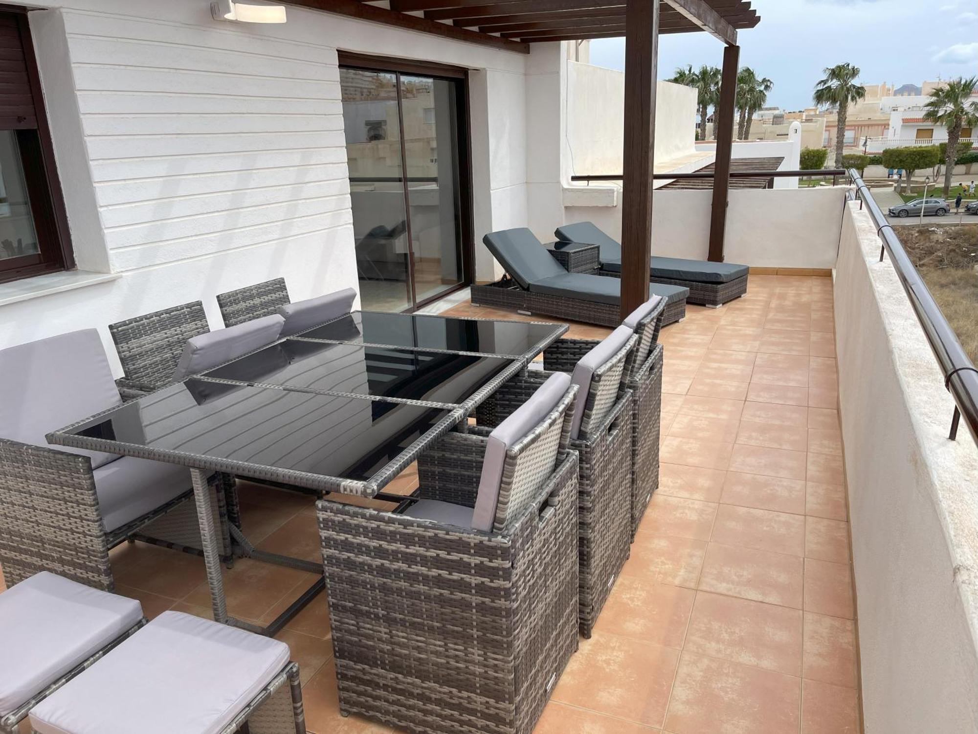 Atico Carboneras Con Fantastica Terraza Apartment Bagian luar foto