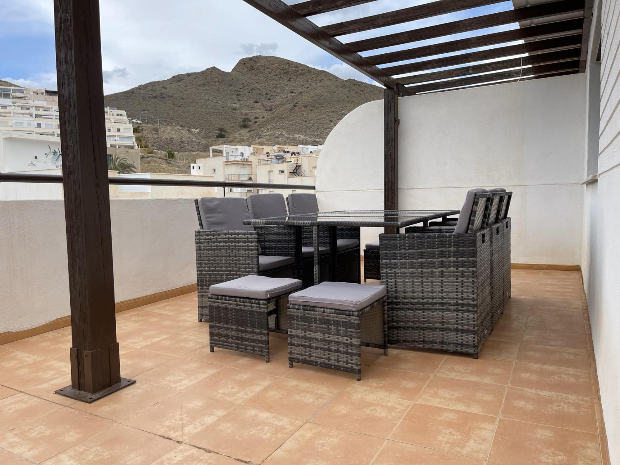 Atico Carboneras Con Fantastica Terraza Apartment Bagian luar foto